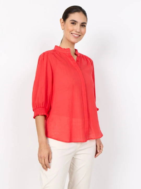 Zdjęcie produktu soyaconcept® Bluzka - SC-Fabiana Kobiety Bawełna (100%) czerwony