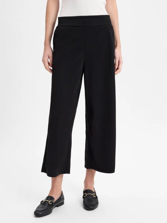 Zdjęcie produktu soyaconcept® Spodnie culottes - Siham Kobiety Sztuczne włókno czarny