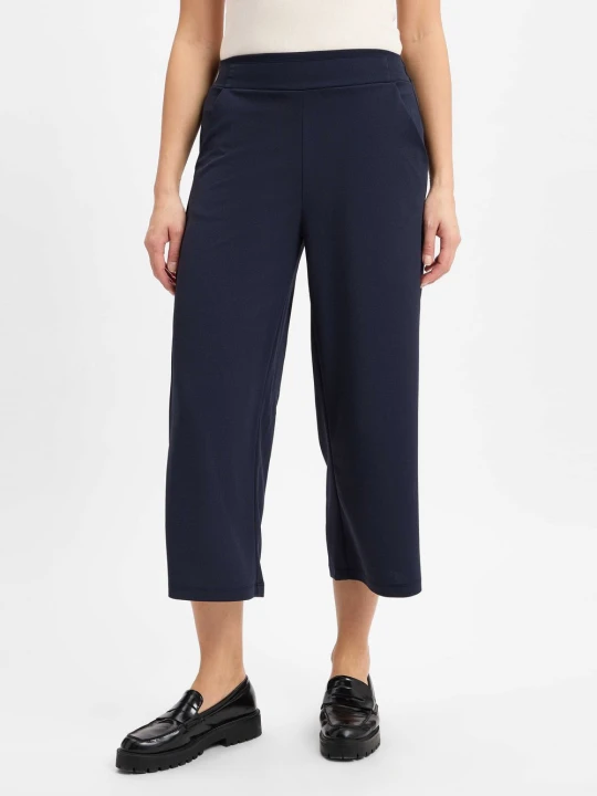Zdjęcie produktu soyaconcept® Spodnie culottes - Siham Kobiety Sztuczne włókno niebieski