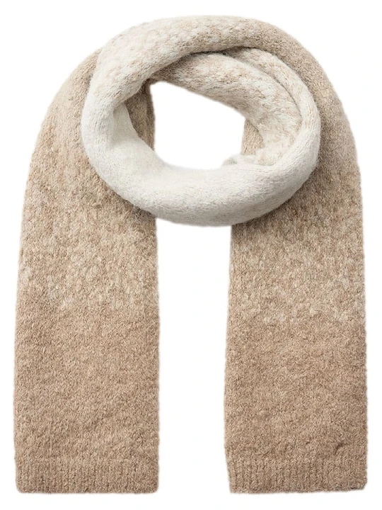 Zdjęcie produktu soyaconcept Szal "Hasita" w kolorze karmelowo-kremowym rozmiar: onesize