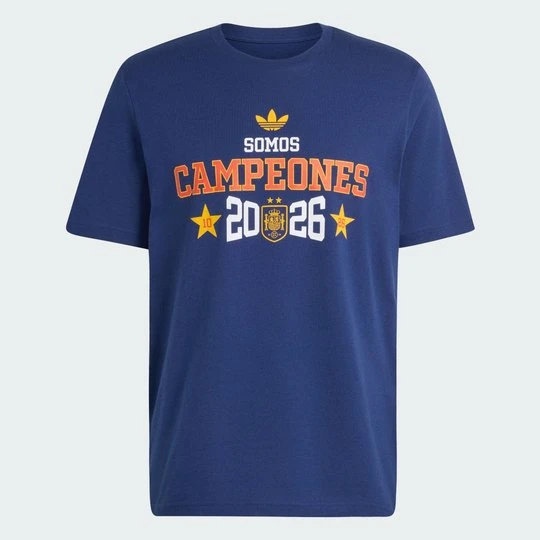 Zdjęcie produktu Koszulka wyjazdowa Hiszpania MŚ 2026 Zwycięska Młodzieżowa Adidas Dark Blue