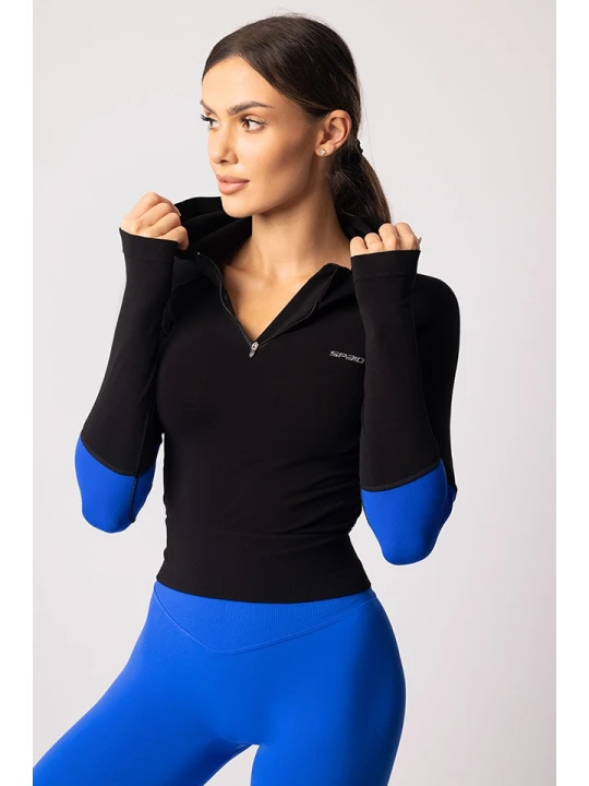 Zdjęcie produktu Spaio Bluza sportowa "Adapt" w kolorze czarnym rozmiar: XS