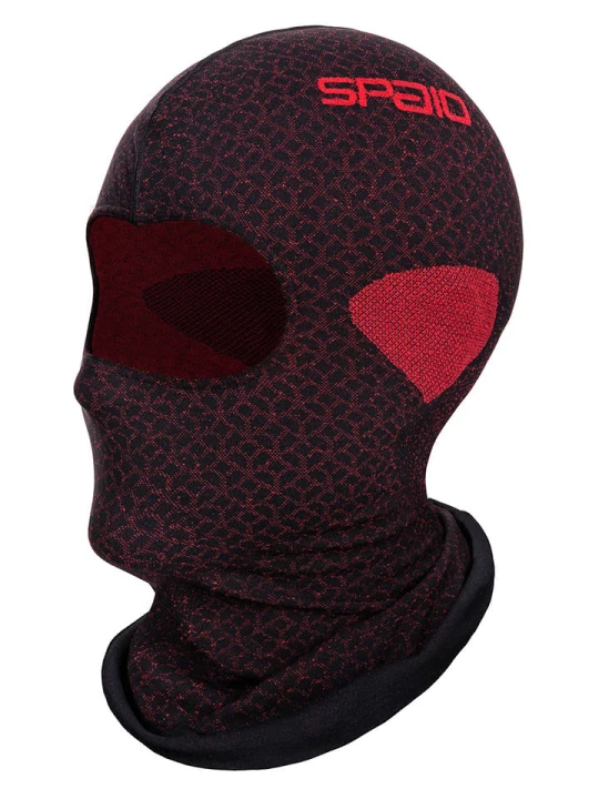 Zdjęcie produktu Spaio Kominiarka "Adrenaline" w kolorze czerwono-czarnym rozmiar: L/XL