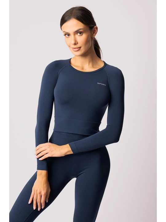 Zdjęcie produktu Spaio Koszulka sportowa "Adapt" w kolorze niebieskim rozmiar: XS