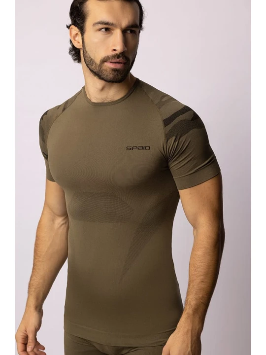 Zdjęcie produktu Spaio Koszulka termiczna "Tactical" w kolorze khaki rozmiar: L