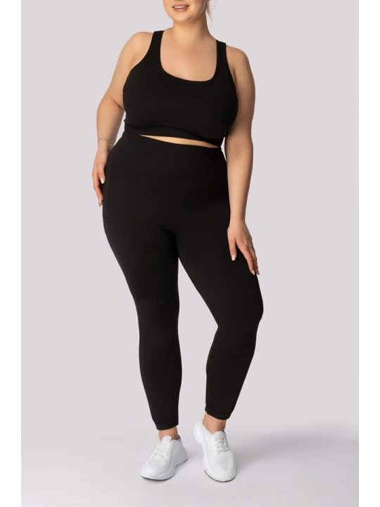 Zdjęcie produktu Spaio Legginsy sportowe "Base" w kolorze czarnym rozmiar: XXL