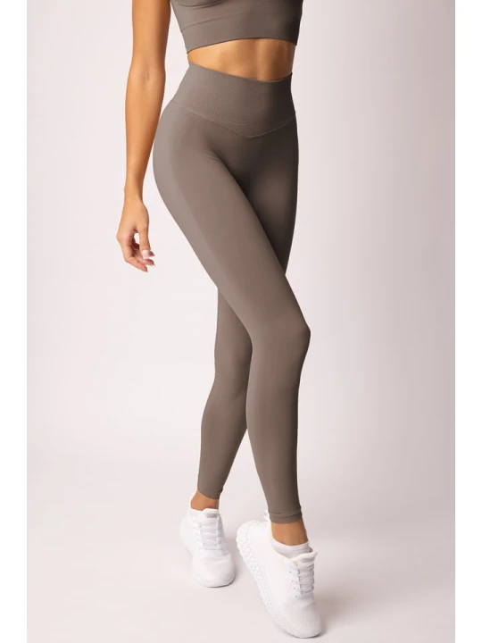 Zdjęcie produktu Spaio Legginsy sportowe "Flex 2.0" w kolorze beżowym rozmiar: XL