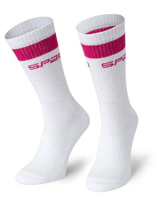 Zdjęcie produktu Spaio Skarpety "Flex" w kolorze biało-czerwonym rozmiar: 41-43