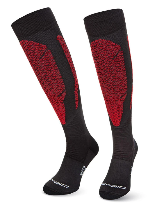 Zdjęcie produktu Spaio Skarpety funkcyjne "Coolmax Adrenaline" w kolorze czarno-czerwonym rozmiar: 41-43