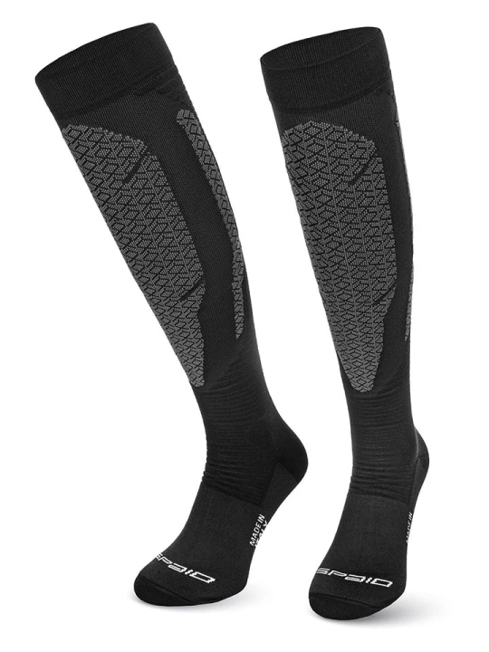 Zdjęcie produktu Spaio Skarpety funkcyjne "Coolmax Adrenaline" w kolorze czarno-szarym rozmiar: 38-40