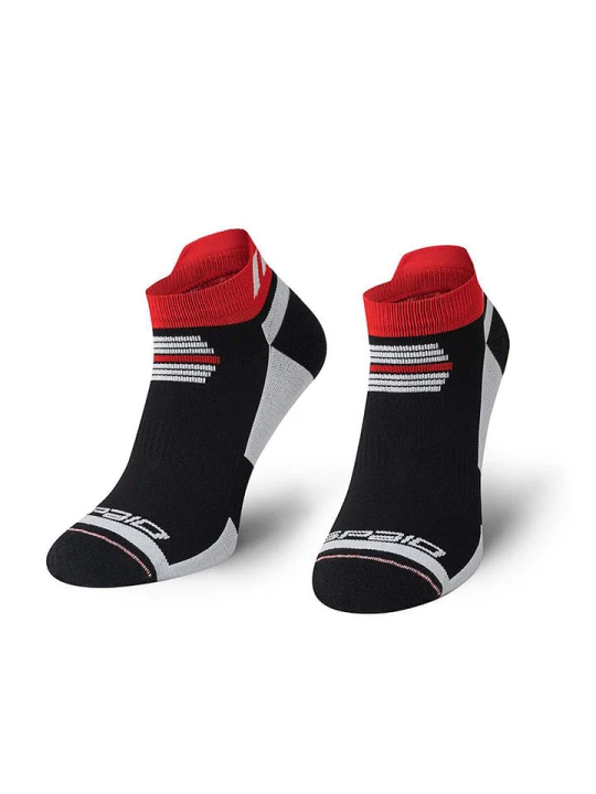 Zdjęcie produktu Spaio Skarpety "Running" w kolorze czarno-czerwonym do biegania rozmiar: 38-40