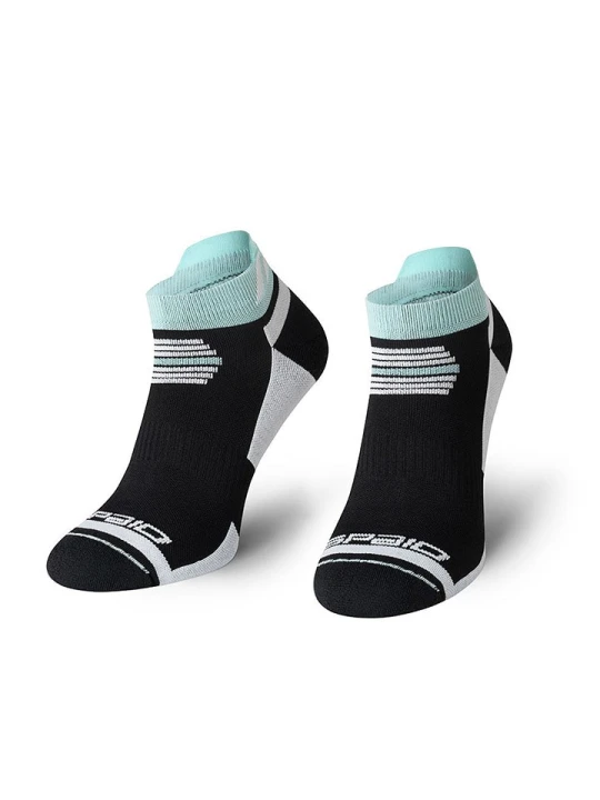 Zdjęcie produktu Spaio Skarpety "Running" w kolorze czarno-turkusowym do biegania rozmiar: 38-40