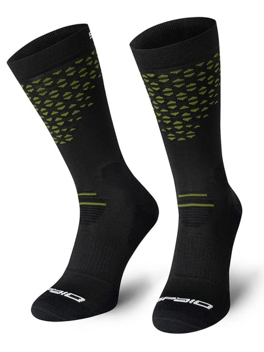 Zdjęcie produktu Spaio Skarpety trekkingowe "Fierce" w kolorze czarno-zielonym rozmiar: 38-40