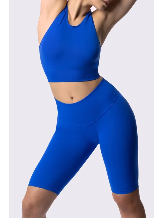 Zdjęcie produktu Spaio Szorty sportowe "Flex Innergy" w kolorze niebieskim rozmiar: M