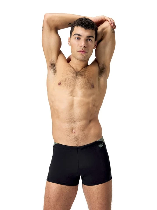 Zdjęcie produktu Speedo Kąpielówki "Eco+ H-Boom" w kolorze czarno-oliwkowym rozmiar: 4