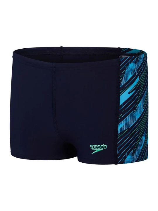Zdjęcie produktu Speedo Kąpielówki "Eco H-Boom" w kolorze granatowo-błękitno-zielonym rozmiar: 152
