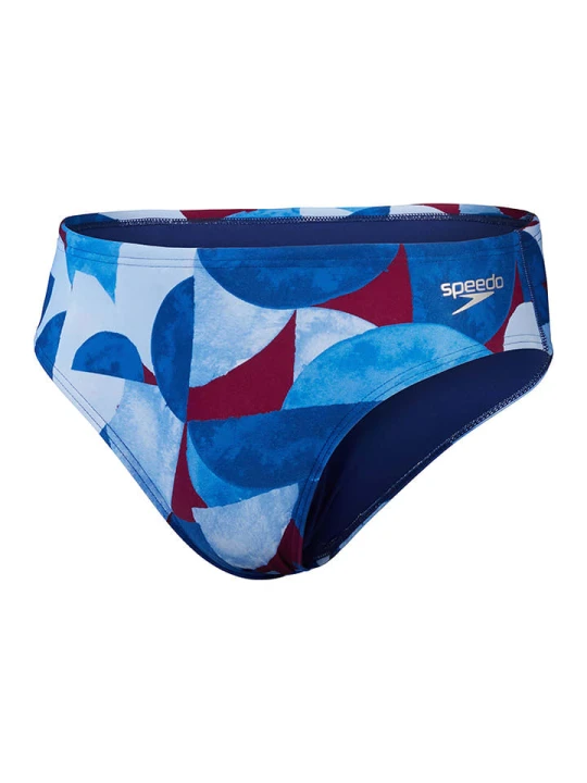 Zdjęcie produktu Speedo Kąpielówki "Eco+" w kolorze niebiesko-błękitno-czerwonym rozmiar: 6