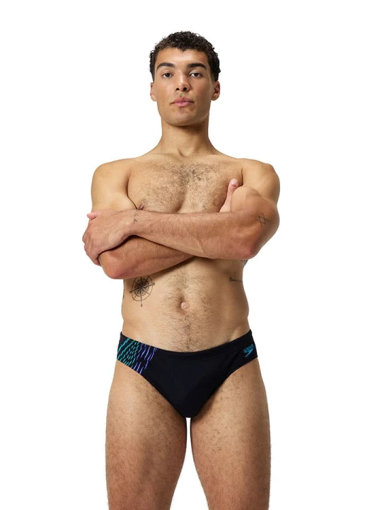 Zdjęcie produktu Speedo Kąpielówki "End+ Tech Panel" w kolorze czarnym rozmiar: 8