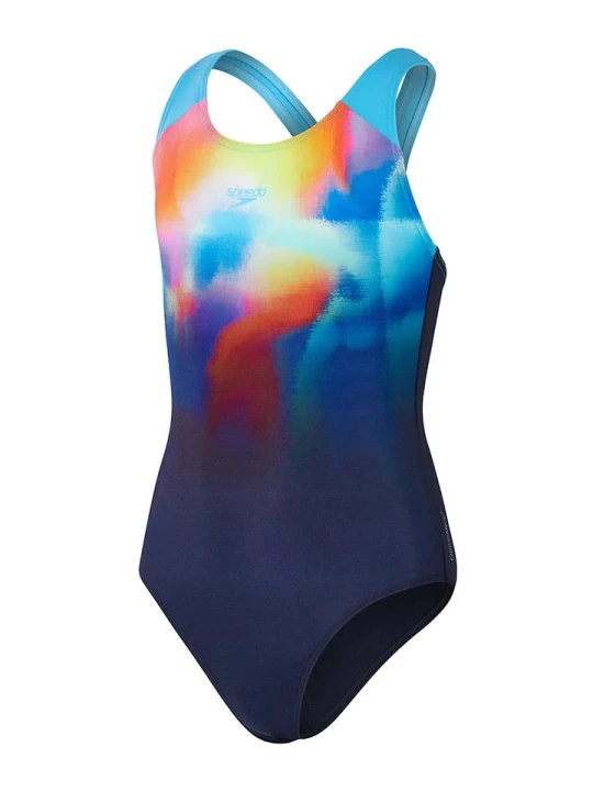 Zdjęcie produktu Speedo Strój kąpielowy "Eco+ Dig Placem" ze wzorem rozmiar: 152