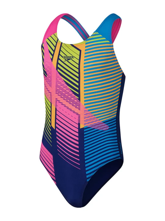 Zdjęcie produktu Speedo Strój kąpielowy "Eco+ Dig Placem" ze wzorem rozmiar: 152