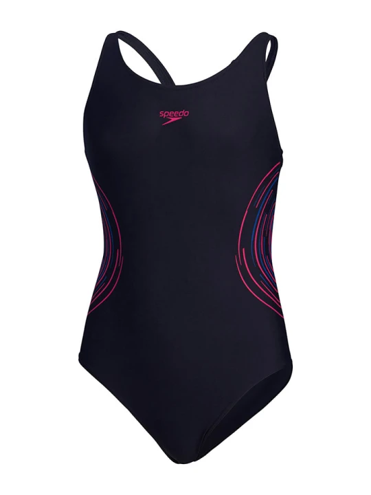 Zdjęcie produktu Speedo Strój kąpielowy "Eco Placement" ww kolorze granatowo- różowym rozmiar: 164