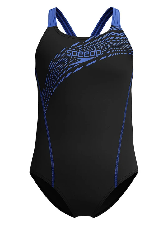Zdjęcie produktu Speedo Strój kąpielowy "Medley" w kolorze czarno-niebieskim rozmiar: 164