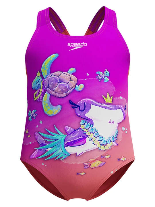 Zdjęcie produktu Speedo Strój kąpielowy "Tots" w kolorze fioletowym rozmiar: 104