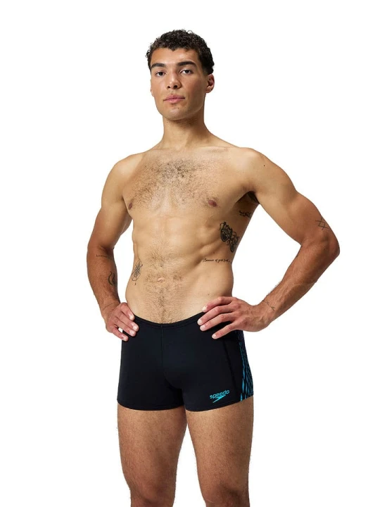 Zdjęcie produktu Speedo Szorty kąpielowe "End+ Tech Panel" w kolorze czarno-niebieskim rozmiar: 7