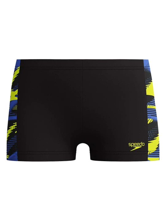 Zdjęcie produktu Speedo Szorty kąpielowe "H-Boom" w kolorze czarno-niebiesko-żółtym rozmiar: 128