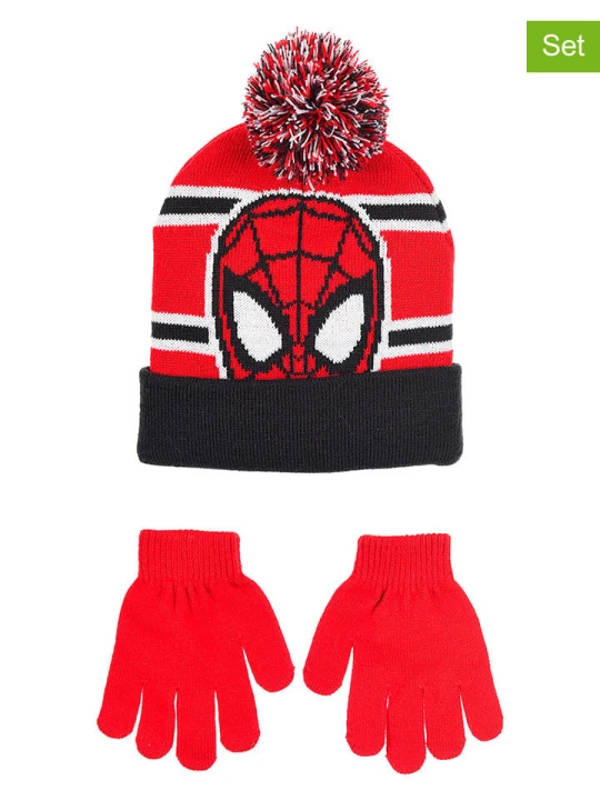 Zdjęcie produktu Spiderman 2-częściowy zestaw "Spider-Man" w kolorze czerwonym rozmiar: 54 cm