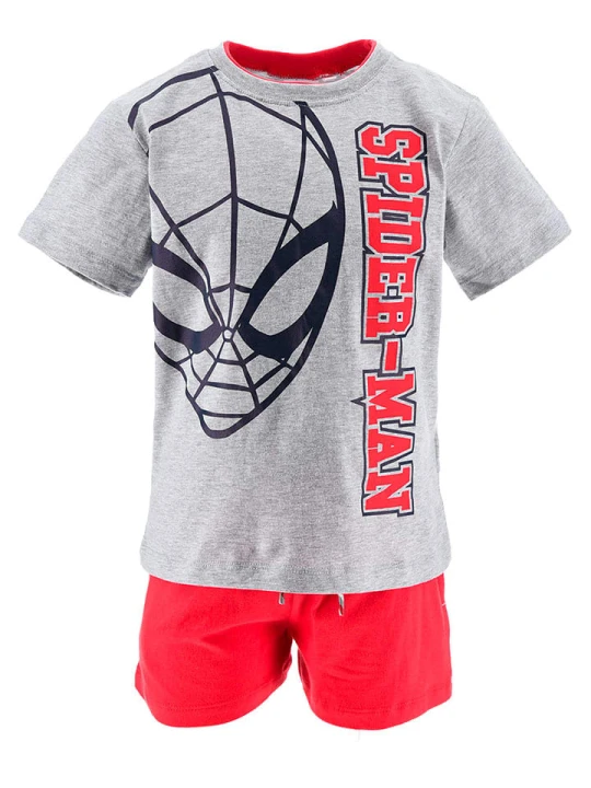 Zdjęcie produktu Spiderman 2-częściowy zestaw "Spider-Man" w kolorze szaro-czerwonym rozmiar: 98