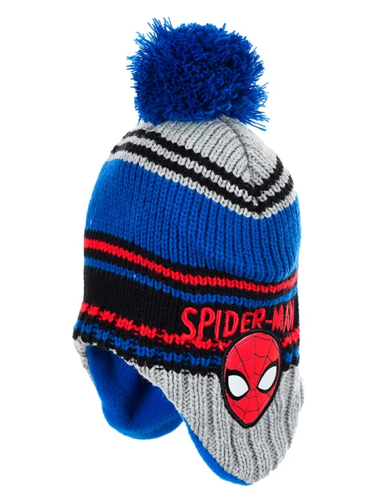 Zdjęcie produktu Spiderman Czapka "Spider-Man" w kolorze niebieskim rozmiar: 52 cm
