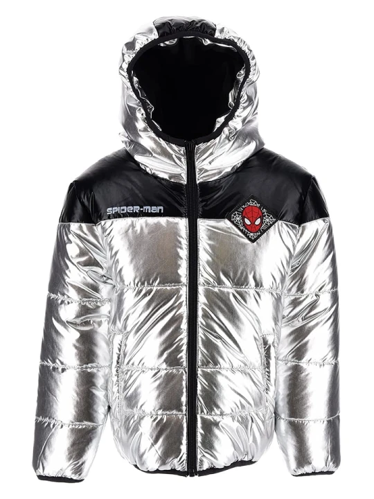 Zdjęcie produktu Spiderman Kurtka przejściowa "Spiderman" w kolorze srebrnym rozmiar: 98