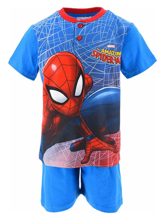 Zdjęcie produktu Spiderman Piżama "Spider-Man" w kolorze niebiesko-czerwonym rozmiar: 98
