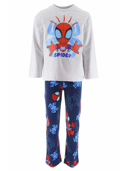 Zdjęcie produktu Spidey and his amazing friends Piżama "Spidey i super-kumple" w kolorze czerwono-jasnoszaro-granatowym rozmiar: 92