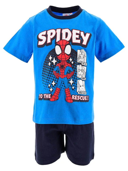 Zdjęcie produktu Spidey and his amazing friends Piżama "Spidey i super-kumple" w kolorze niebieskim rozmiar: 92