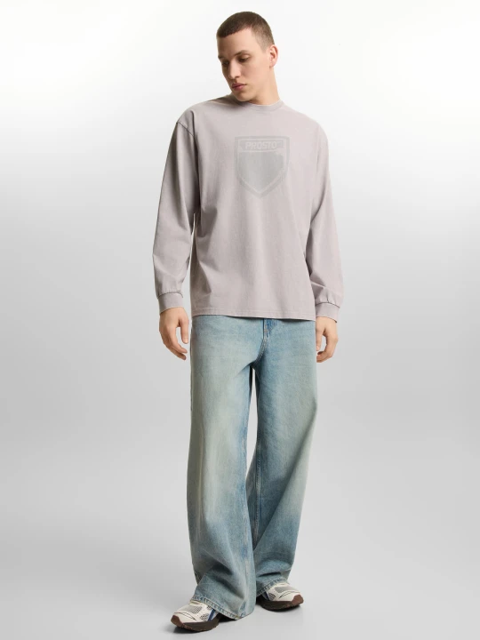 Zdjęcie produktu Splash Shield longsleeve regular męski szary Klasyk