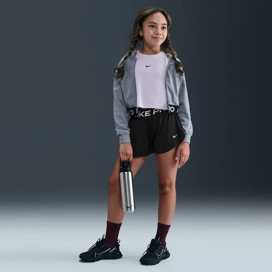 Zdjęcie produktu Spodenki 2 w 1 dla dużych dzieci (dziewcząt) Dri-FIT Nike Pro - Czerń