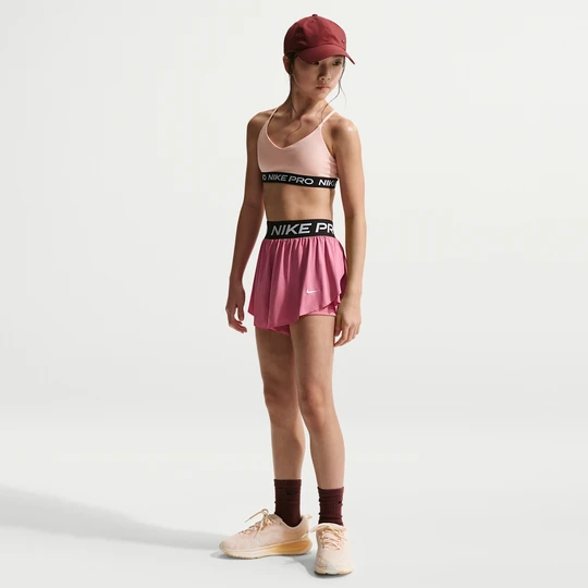 Zdjęcie produktu Spodenki 2 w 1 dla dużych dzieci (dziewcząt) Dri-FIT Nike Pro - Różowy