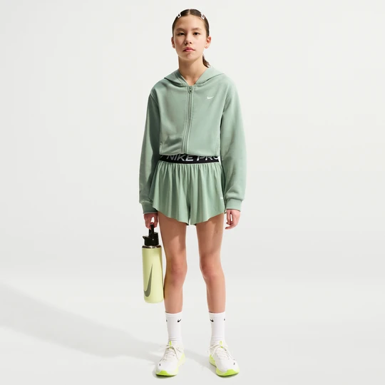 Zdjęcie produktu Spodenki 2 w 1 dla dużych dzieci (dziewcząt) Dri-FIT Nike Pro - Zieleń