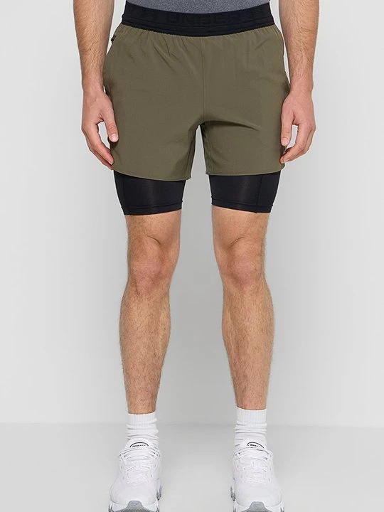 Zdjęcie produktu Spodenki 2 w 1 Under Armour zielony