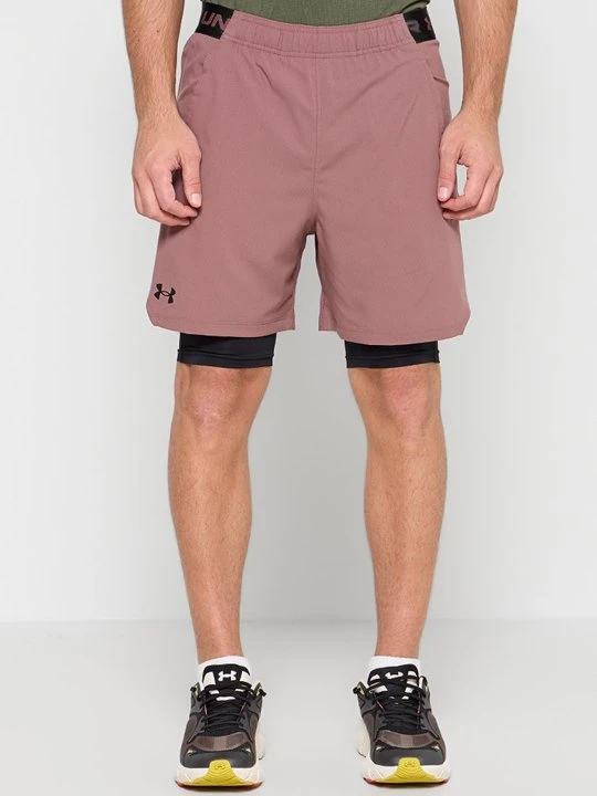 Zdjęcie produktu Spodenki 2 w 1 Under Armour jasnoróżowy