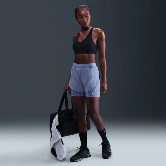 Zdjęcie produktu Spodenki damskie 2 w 1 Nike Universa 13 cm - Niebieski