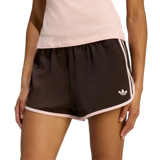 Zdjęcie produktu Spodenki damskie adidas Originals 3-Stripes Sprinter KC9006 - brązowe