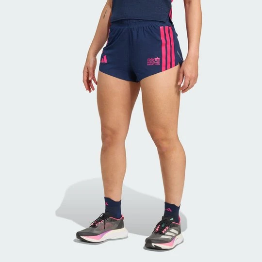 Zdjęcie produktu SPODENKI DAMSKIE BMW BERLIN-MARATHON 2025 RUNNING SPLIT Adidas Collegiate Navy