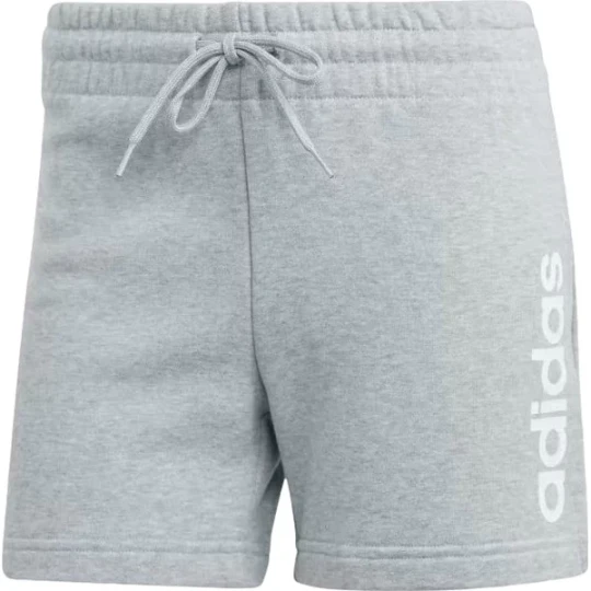 Zdjęcie produktu Spodenki damskie Essentials Linear French Terry Adidas Szary