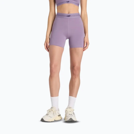 Zdjęcie produktu Spodenki damskie New Balance AC Fitted 5" candied violet