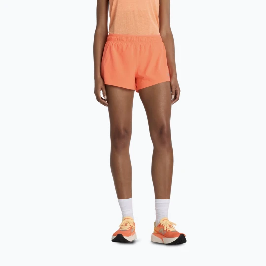 Zdjęcie produktu Spodenki damskie New Balance RC Seamless 3" tangerine heat Pomarańczowy