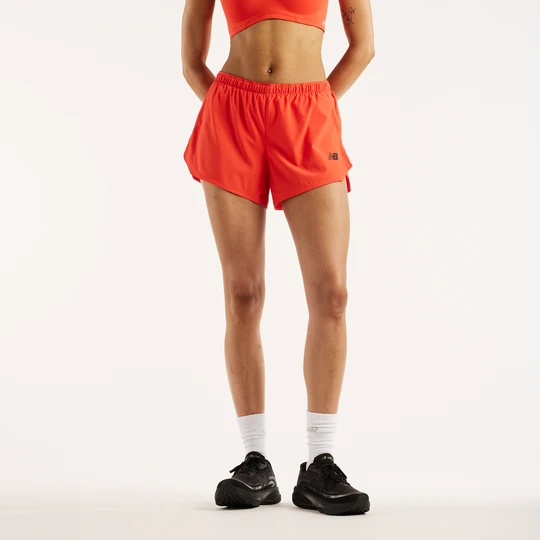 Zdjęcie produktu Spodenki damskie New Balance WB61J868NEF – pomarańczowe