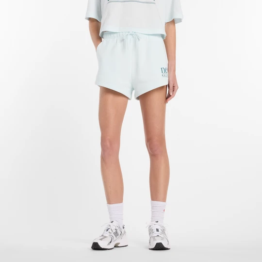 Zdjęcie produktu Spodenki damskie New Balance WB61Y80AAAW – miętowe